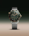 Omegha seamaster diver 300M automatic silver green