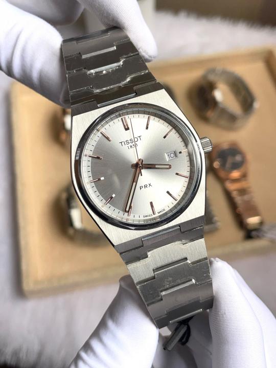 Tisot PRX Silver White Dial Premium FST AT469