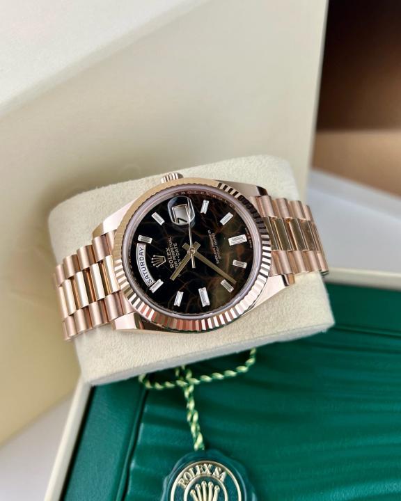 Rolee_x Oyster Perpetual Day Date 40 Battery Copper-Brown