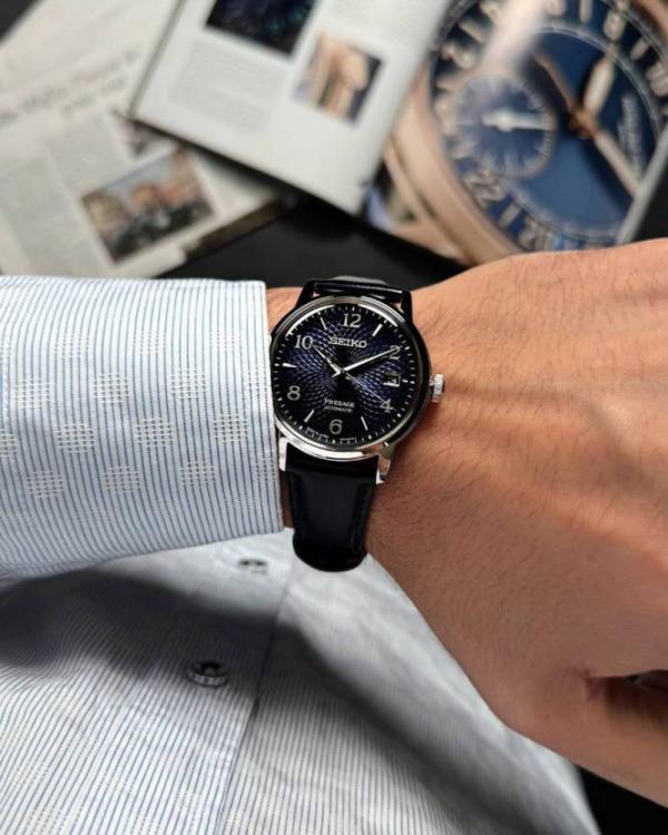 Seiko Presage Cocktail Time Mojito black blue