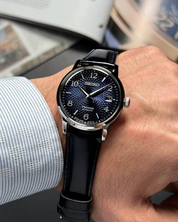Seiko Presage Cocktail Time Mojito black blue