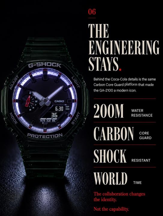 Casio G-Shock GA- 2100CC-3A Coca-Cola Collaboration
