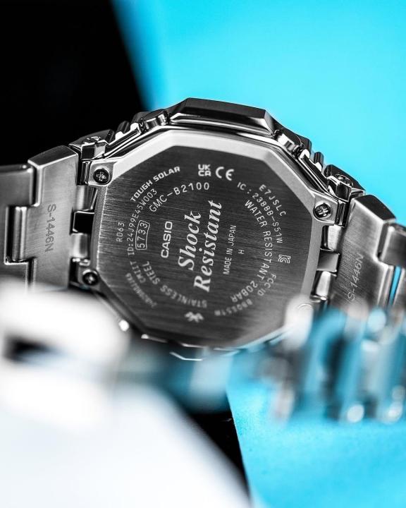 Casi o gshock gmc-b2100 silver blue 632