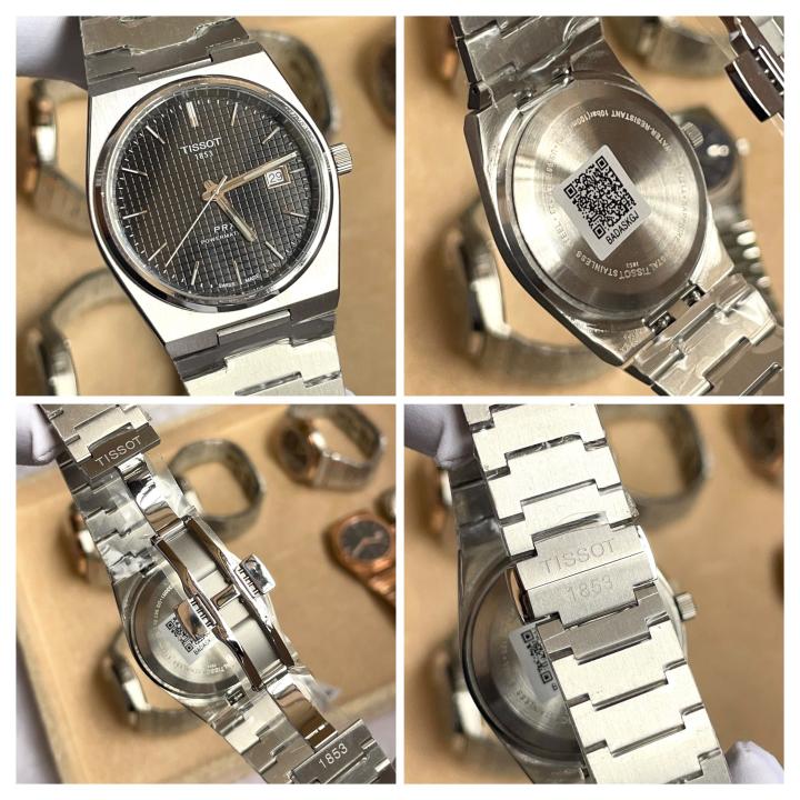 Tisot PRX Silver Black Dial Premium FST AT469