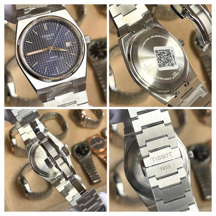 Tisot PRX Silver Blue Dial Premium FST AT469