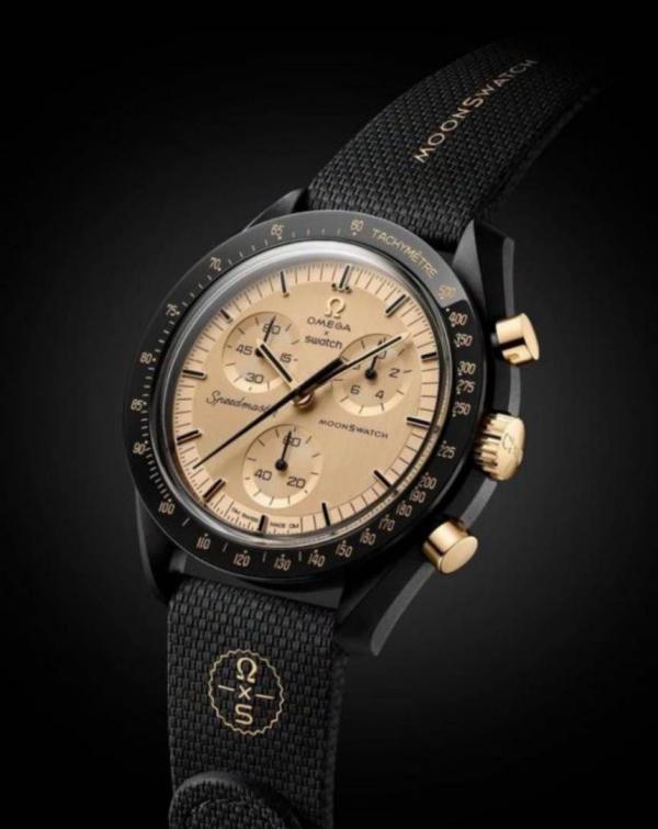 Omegga Swach 1979 Gold Limited Edition all working