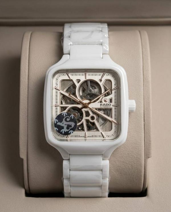 Radd_o True Square Automatic Ceramic White Copper line