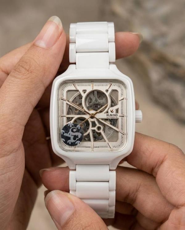 Radd_o True Square Automatic Ceramic White Copper line