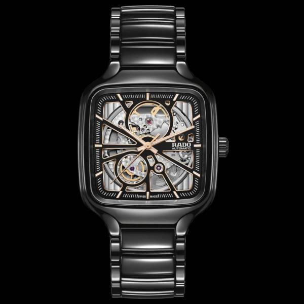 Radd_o True Square Automatic Ceramic Black-Copper