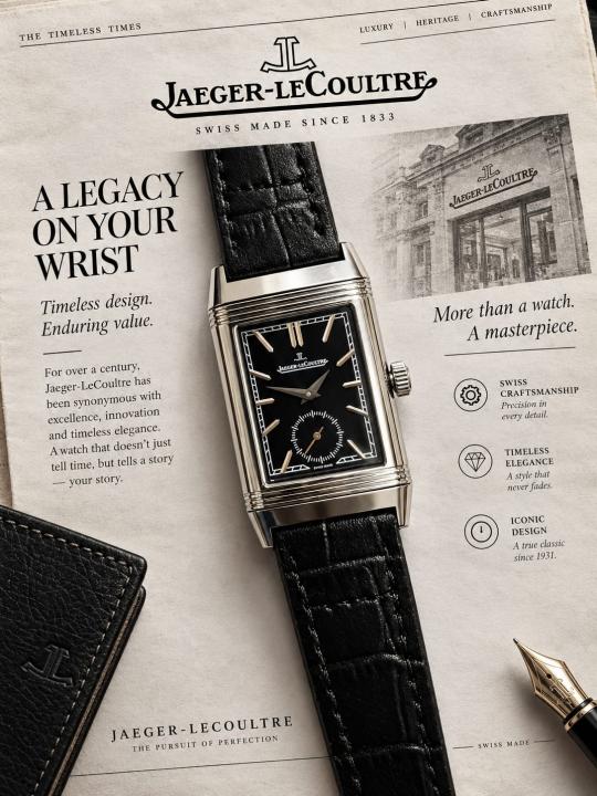Jaegar-Le Coultre Reverso Tribute Duoface Small Seconds black