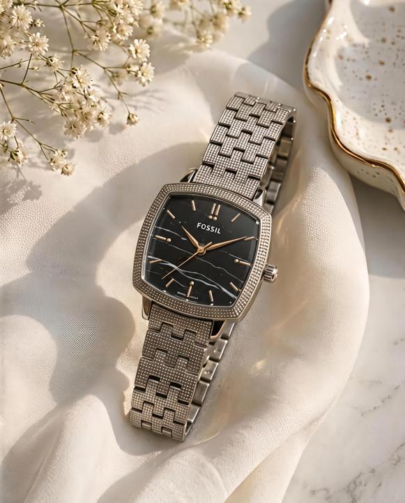 Fossii_l x Nick Jonas Ladies Silver Black