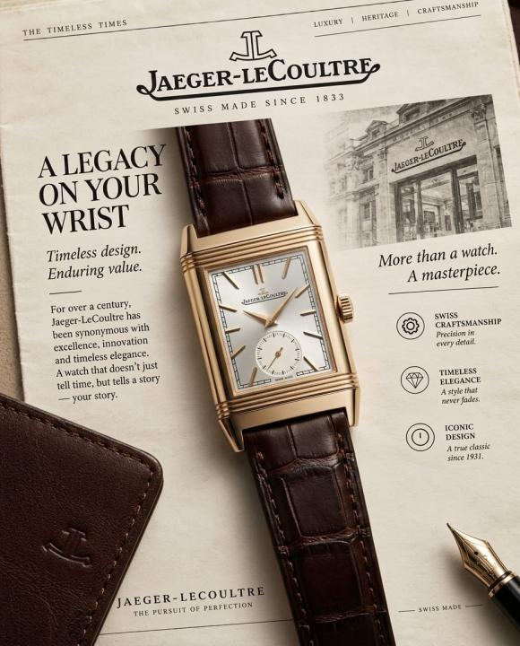 Jaegar-Le Coultre Reverso Tribute Duoface Small Seconds brown copper white