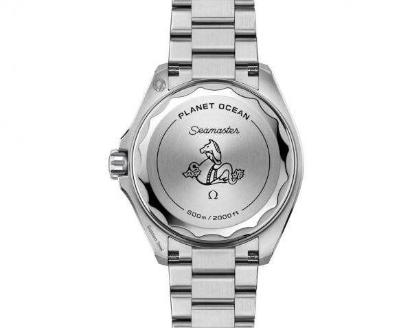 Omegg_a Seamaster Planet Ocean 600M Co-Axial Master Chronometer metal Silver orange black