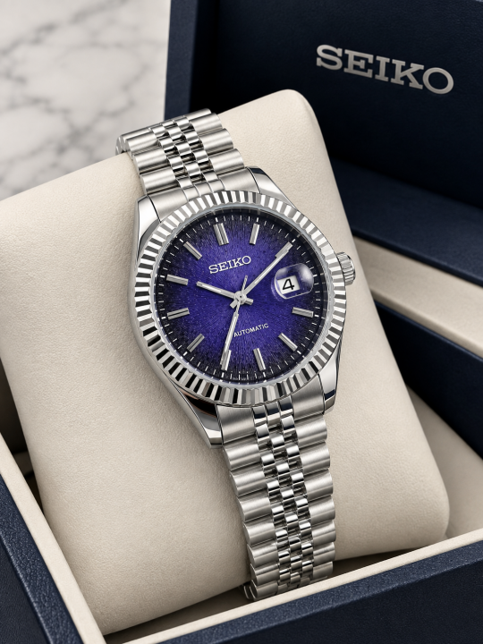 SEIKO DATE JUST SHADED PR 1074