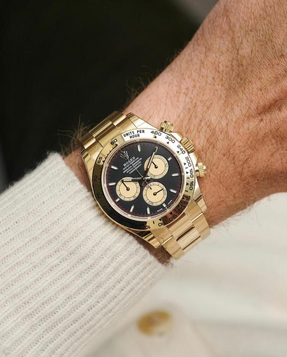 Rolee_x Oyster Perpetual Daytona Chosmograph Gold-Black-Gold Chrono