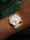 Rolee_x Oyster Perpetual Daytona Chosmograph Gold-White