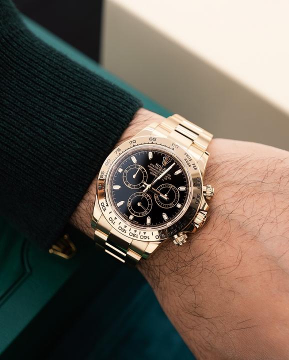 Rolee_x Oyster Perpetual Daytona Chosmograph Gold-Black