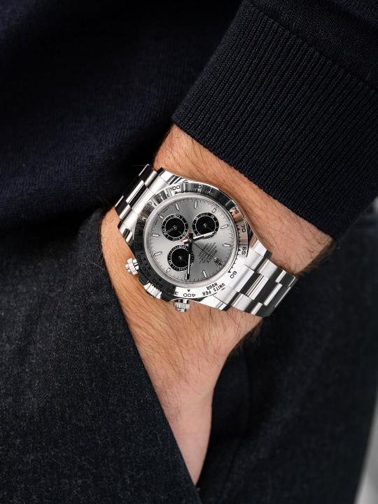 Rolee_x Oyster Perpetual Daytona Chosmograph Silver-Grey-Black Chrono