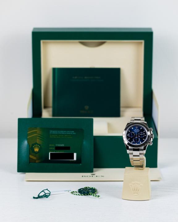 Rolee_x Oyster Perpetual Daytona Chosmograph Silver-Blue