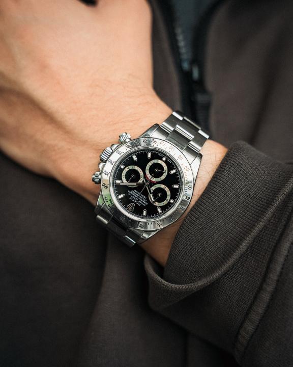 Rolee_x Oyster Perpetual Daytona Chosmograph Silver-Black