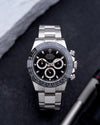 Rolee_x Oyster Perpetual Daytona Chosmograph Silver-Black