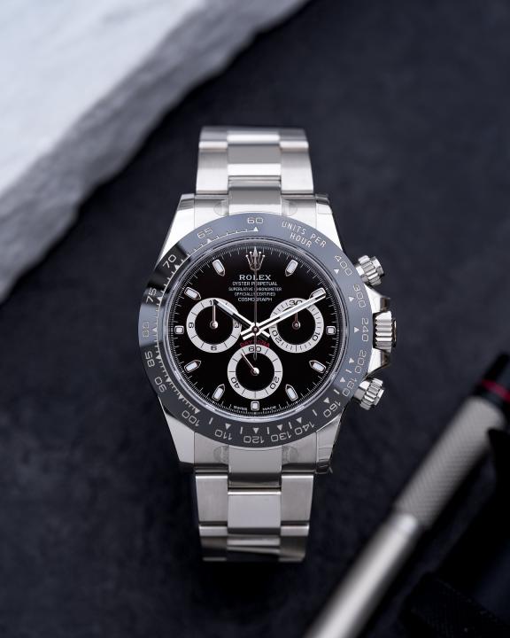 Rolee_x Oyster Perpetual Daytona Chosmograph Silver-Black
