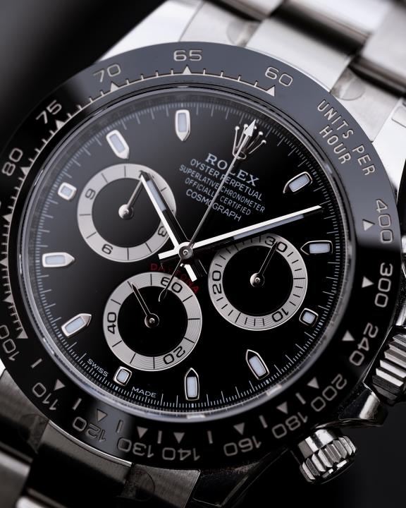 Rolee_x Oyster Perpetual Daytona Chosmograph Silver-Black
