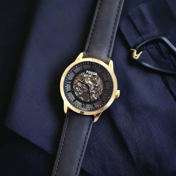 Fossii_l Townsman Black Gold black  Automatic