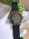 ArrWa%! Exchage AX1723 Chronograph BLACK GOLD BLACK AT382