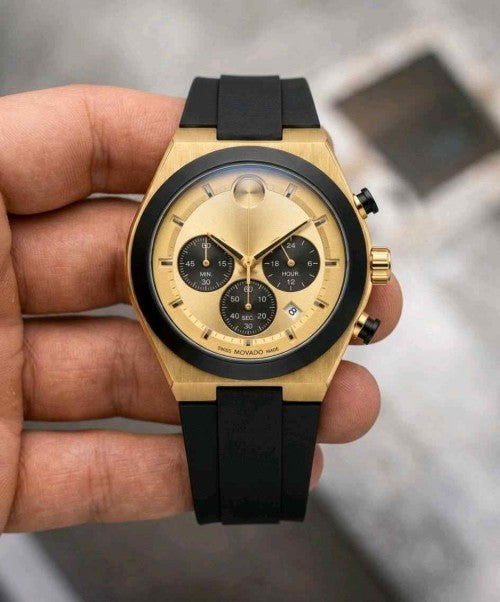 MOVADO BLACK GOLD F1014