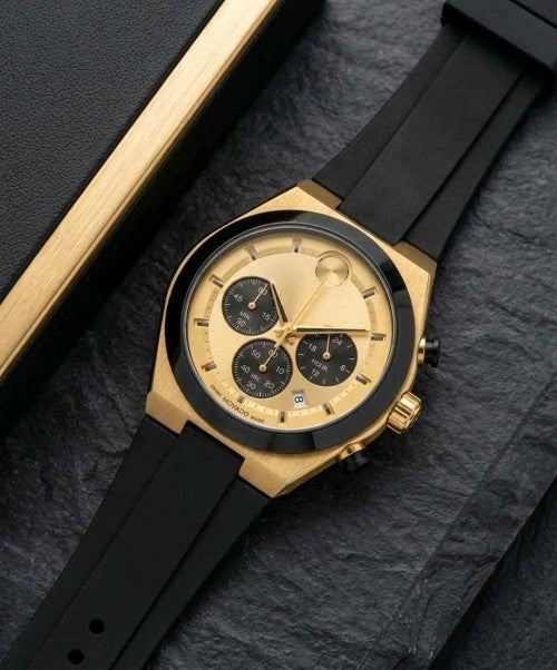 MOVADO BLACK GOLD F1014