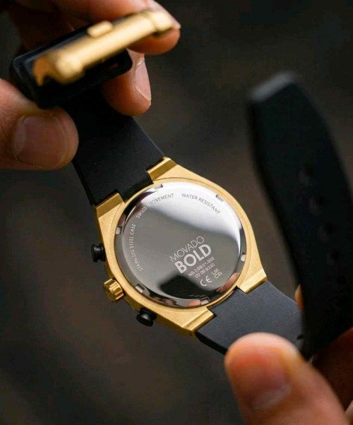 MOVADO BLACK GOLD F1014