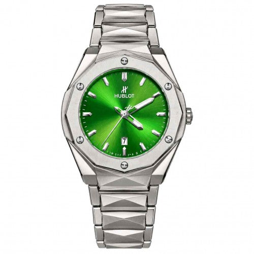 Hublot_Quartz Watch 185 Silver Green F422