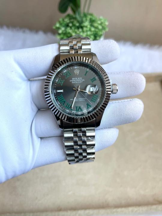 Rollex DateJust Silver Grey AT294