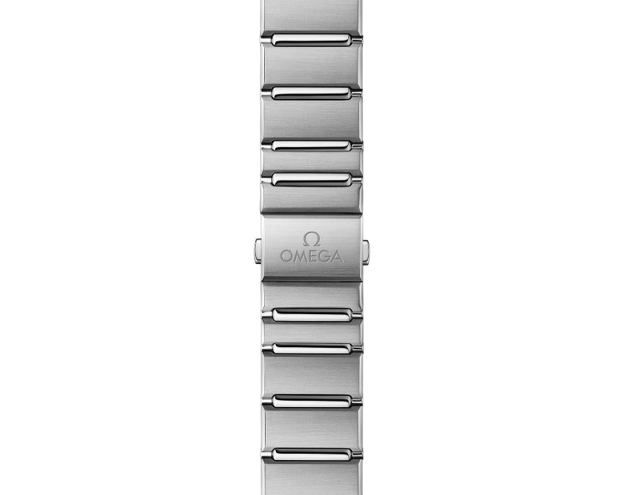 Omegha Constellation 41 mm Meteorite Watch silver blue design
