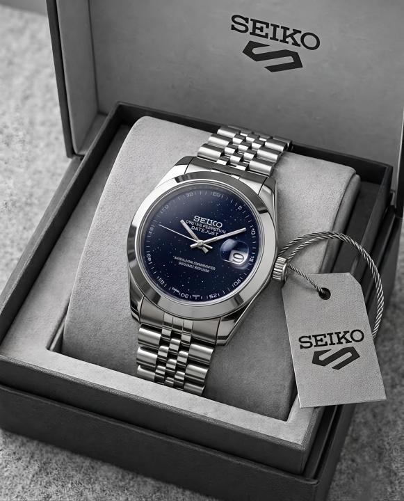 Seiko Galaxy Oyster Perpetual Date Just Blue