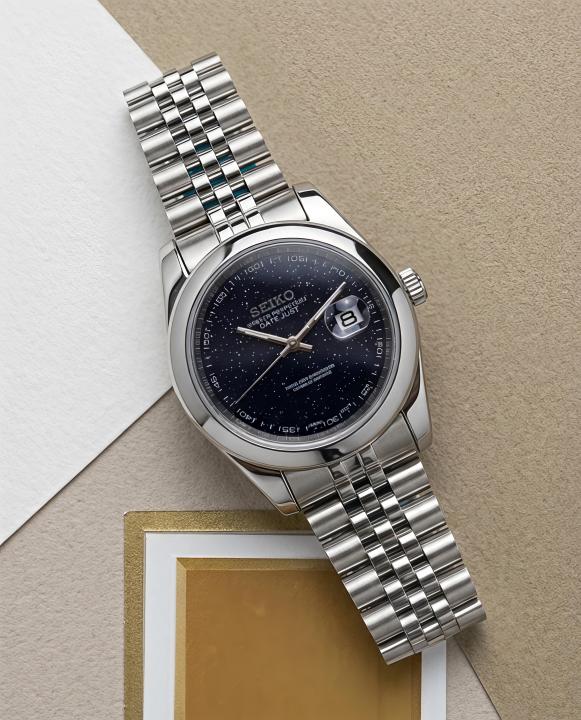 Seiko Oyster Perpetual Date Just Galaxy Blue