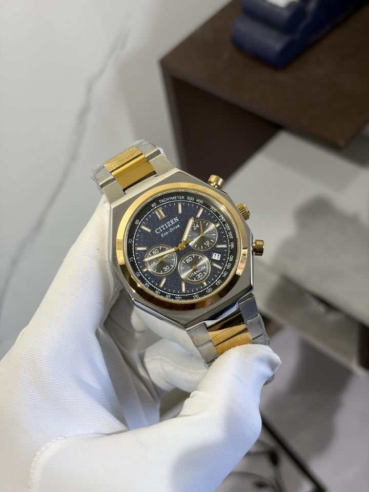 CITIZE N ECODRIVE ZENSHIN TWO TONE BLUE 432