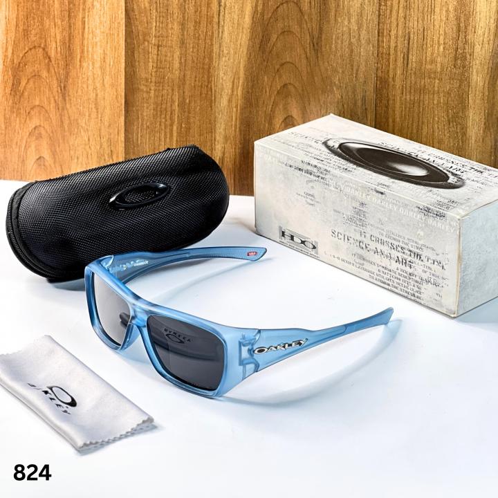 Oakle 824 matt blue black