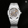 Audemar Piguet Royal Oak Jumbo Extra-Thin Openworked silver white