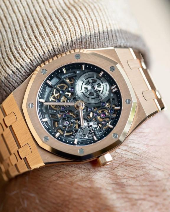 Audemar Piguet Royal Oak Jumbo Extra-Thin Openworked copper
