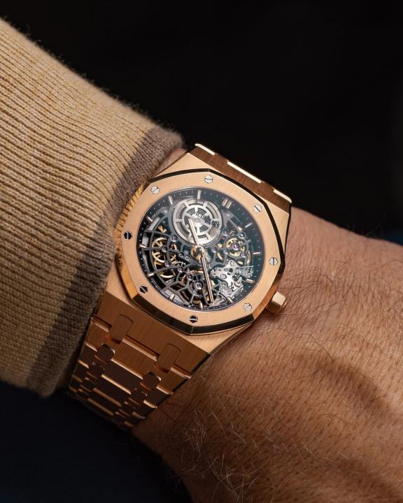 Audemar Piguet Royal Oak Jumbo Extra-Thin Openworked copper