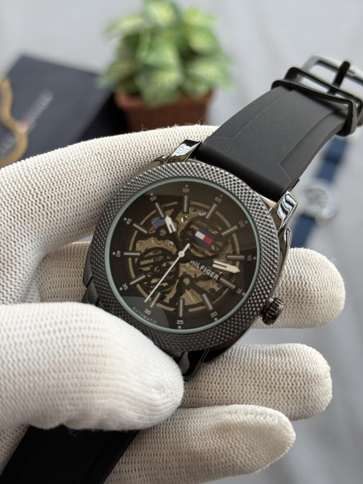 Tommmy Hilfiger Automatic Skeleton Blue W496