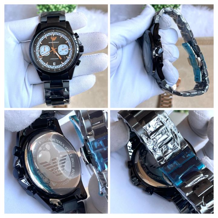 Emporio Arrwa%! AR11636 Chronograph Black AT505