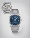 Tissoo_t 1853 Prx Automatic Top Quality  silver dark blue