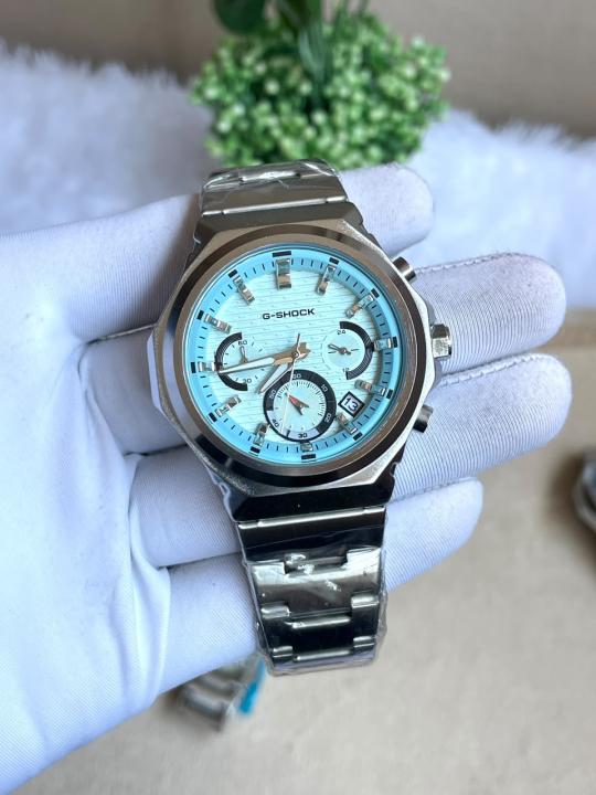 Casio G-Shock G-Steel Silver Tiffany Dial AT494