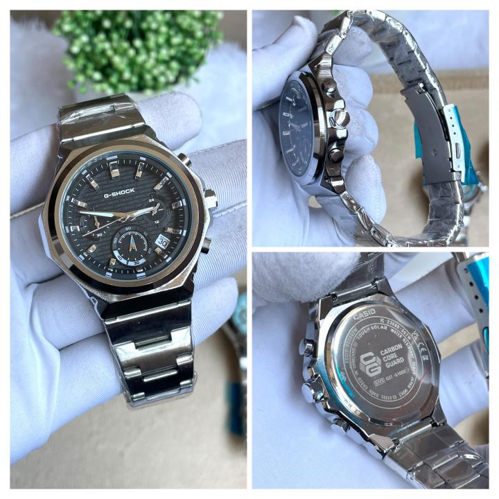 Casio G-Shock G-Steel Silver Black Dial AT494