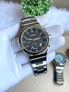 Casio G-Shock G-Steel Silver Black Dial AT494