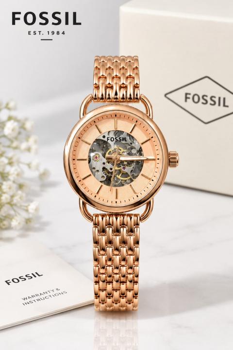 Fosil_Women_Automatic_Machine_Rosegold