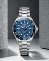 Tag_g Heuee_r Aquaracer Professional 300m date automatic japan zik zake line silver blue